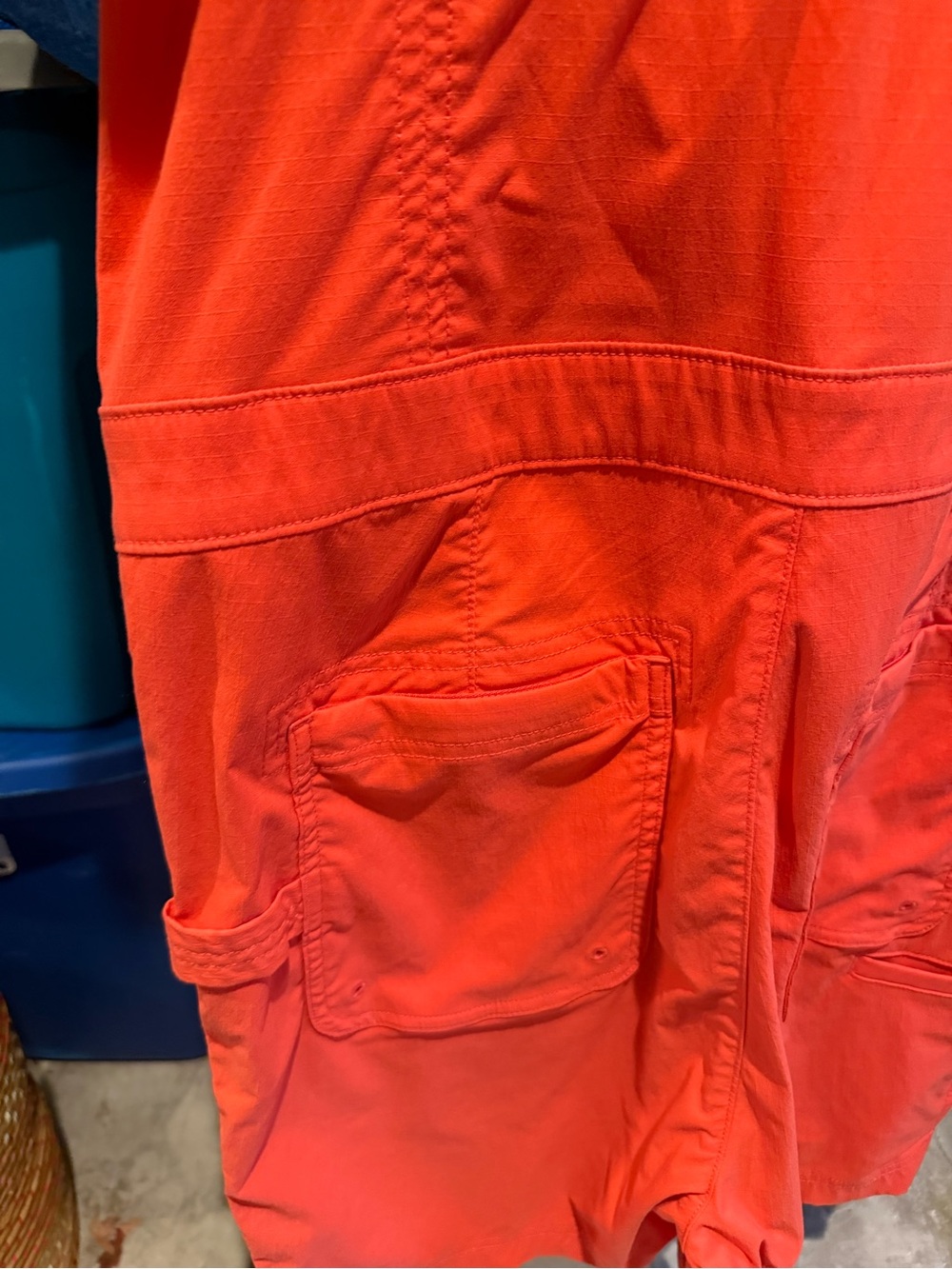 Duluth Trading Co. Women's Heirloom Gardening Short Coveralls in Blue - Picture 10 of 10